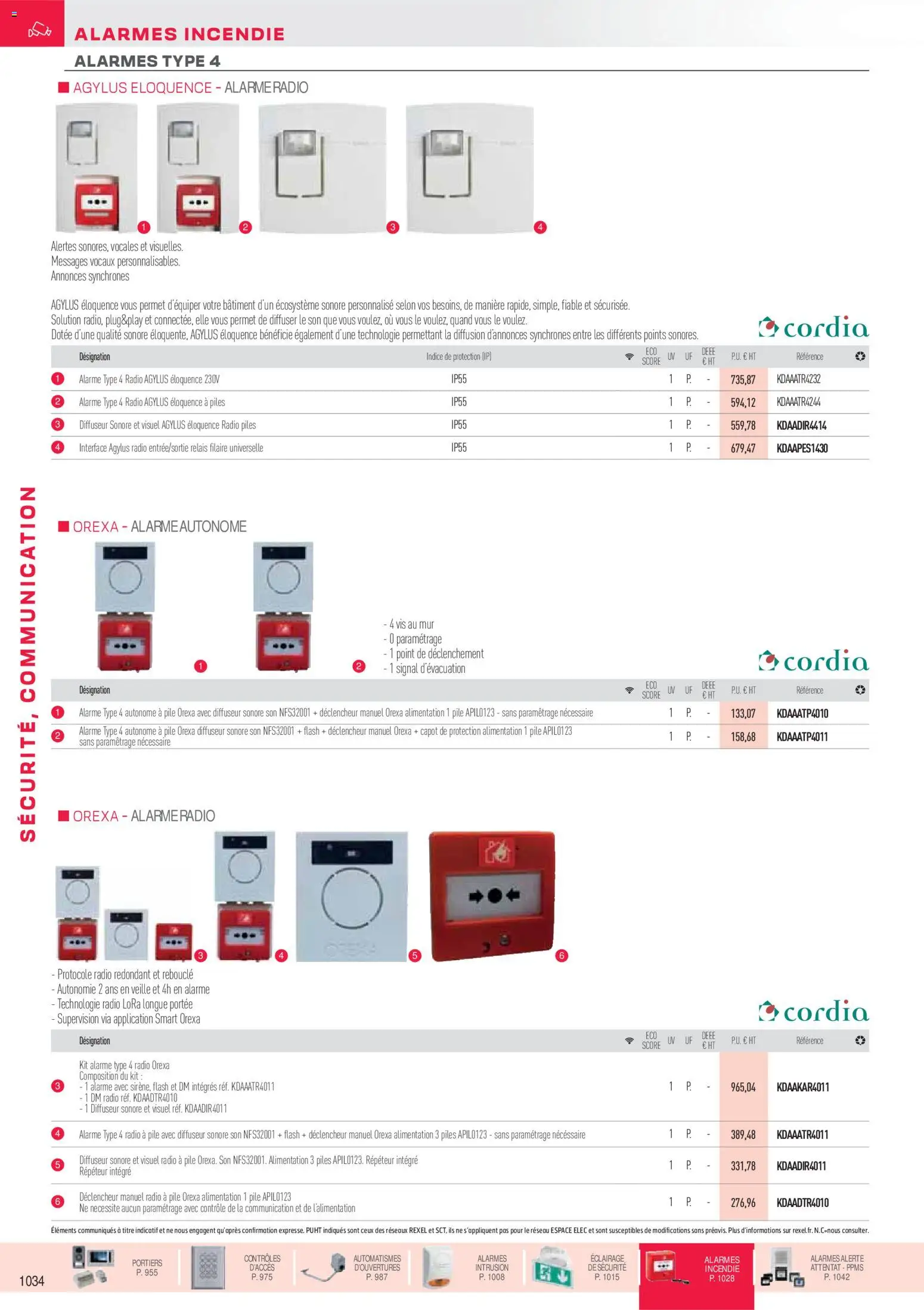 Prévisualisation de Brochure sécurité, communication du magasin Rexel formulaire valide 18/11/2025 - Radio, Alimentation, Piles, Diffuseur, Éclairage
