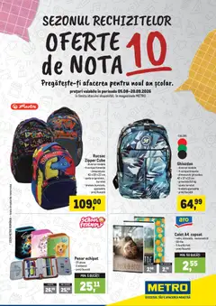 Previzualizarea de cataloage: Metro Metro Catalog Rechizite Scolare valabil de la 05.08.2026