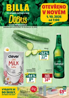 Náhled nabídky: Billa Billa leták - Dobříš platný od 30.09.2026