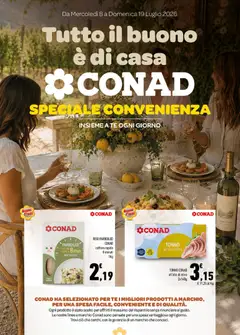 Anteprima dell'opuscolo Conad volantino Tutto il buono è di casa Sicilia dal negozio Conad valido da 08/07/2026