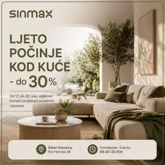 Pregled letka SinMax katalog trgovine SinMax vrijedi od 17.07.2026