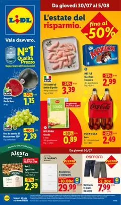 Anteprima dell'opuscolo Lidl volantino dal negozio Lidl valido da 30/07/2026
