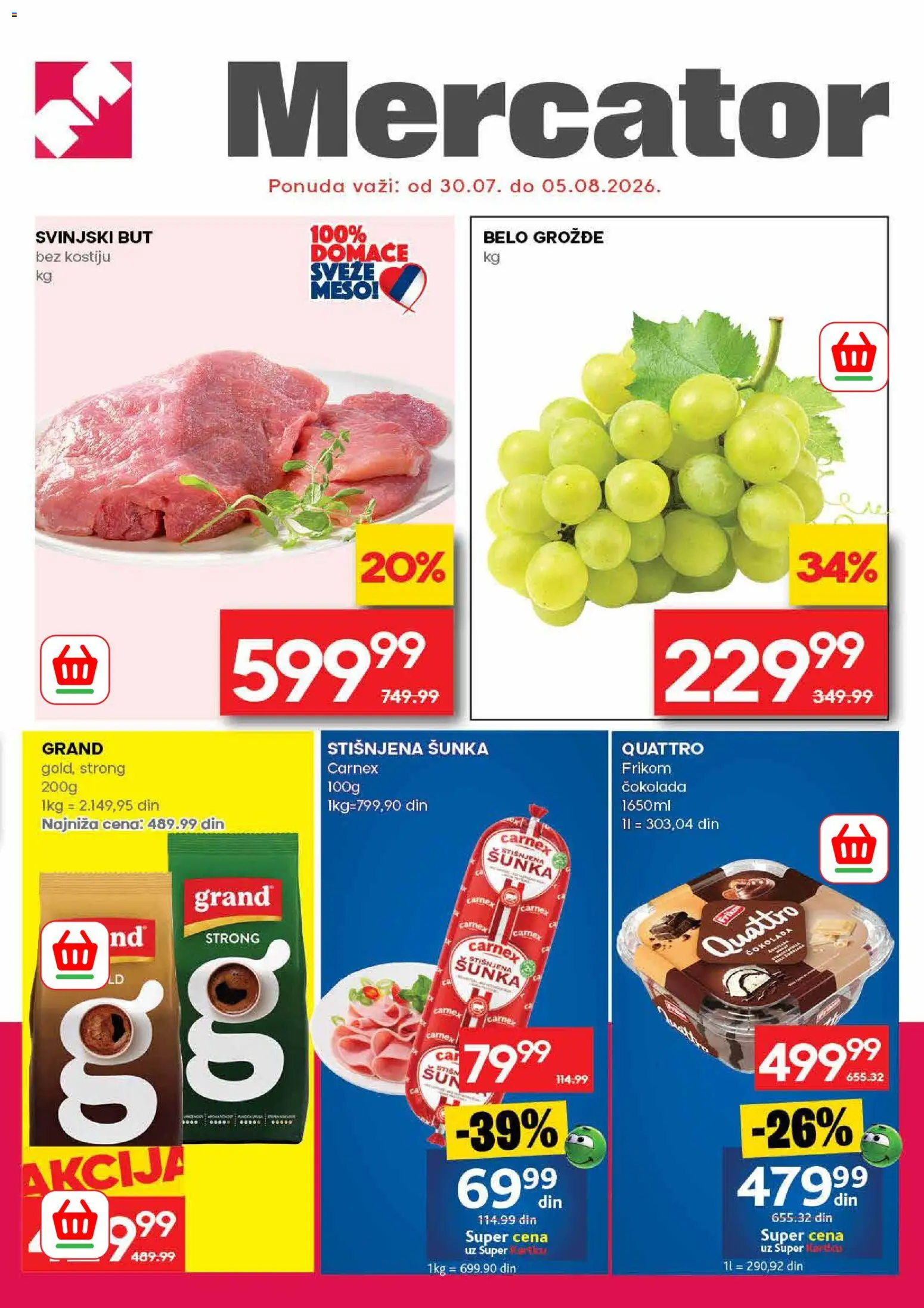 Pregled Mercator kataloga - važi od 30.07.2026