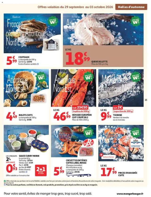 Nouveau catalogue Auchan à partir du 29/09