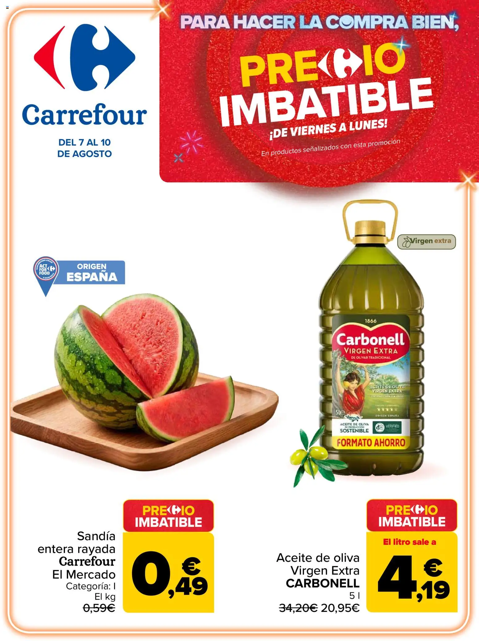 Vista previa del folleto de la tienda Carrefour válido desde el 07/08/2026 