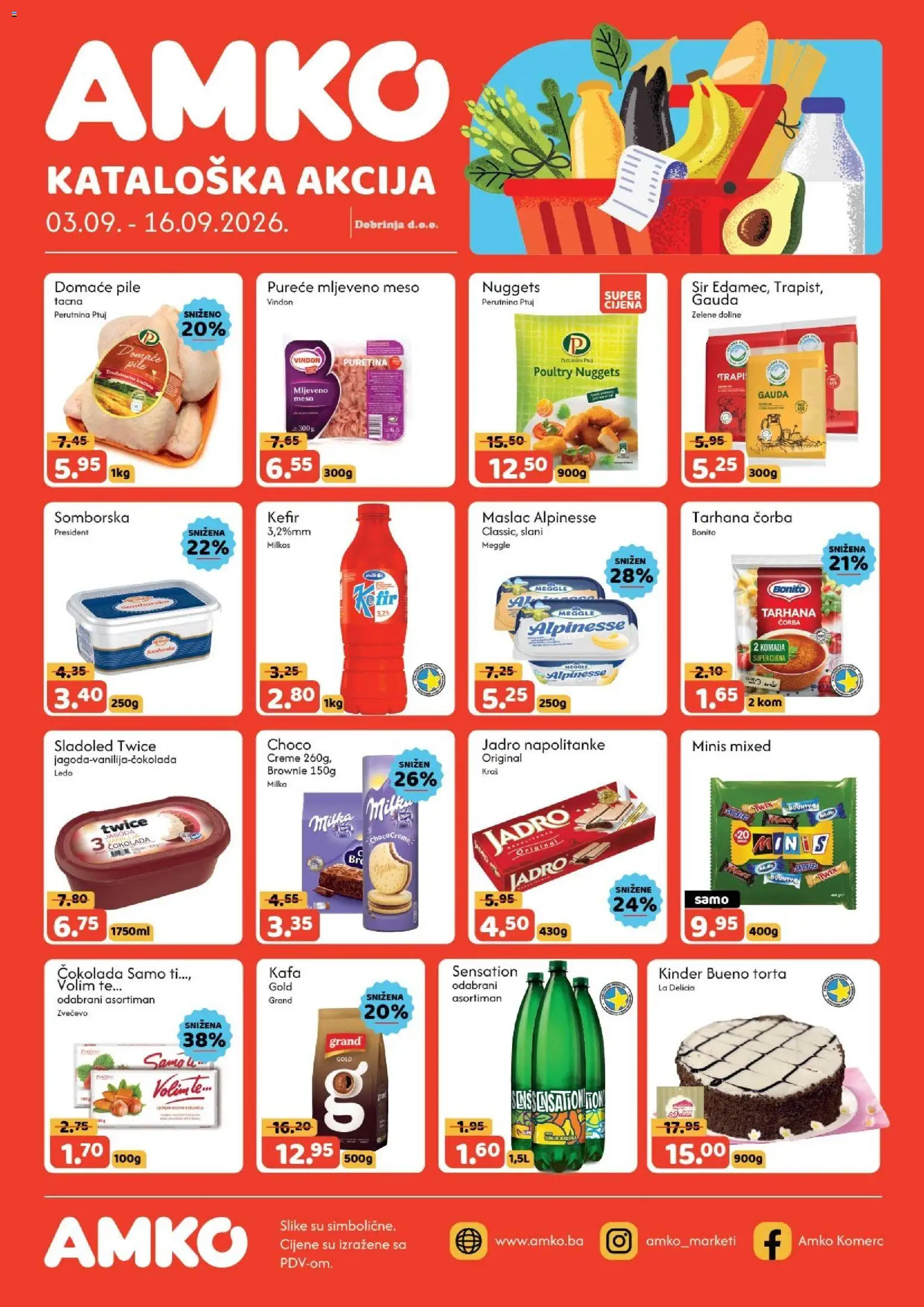 Pregled letka AMKO Katalog trgovine AMKO vrijedi od 03.09.2026