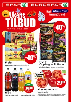 Forhåndsvis Spar kundeavis fra butikk Spar gyldig fra 18/05/2026