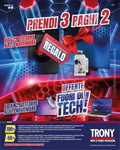 Anteprima dell'opuscolo Trony volantino dal negozio Trony valido da 29/10/2026