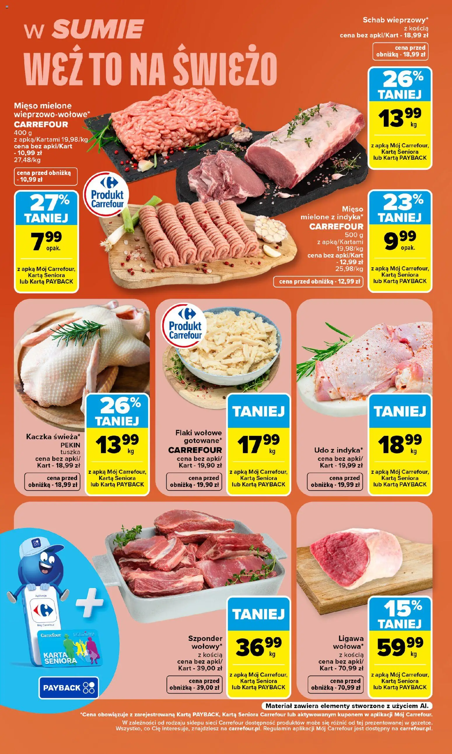 Pogląd gazetki "Carrefour gazetka - Weź to na świeżo" ze sklepu Carrefour ważnej od 14.09.2026