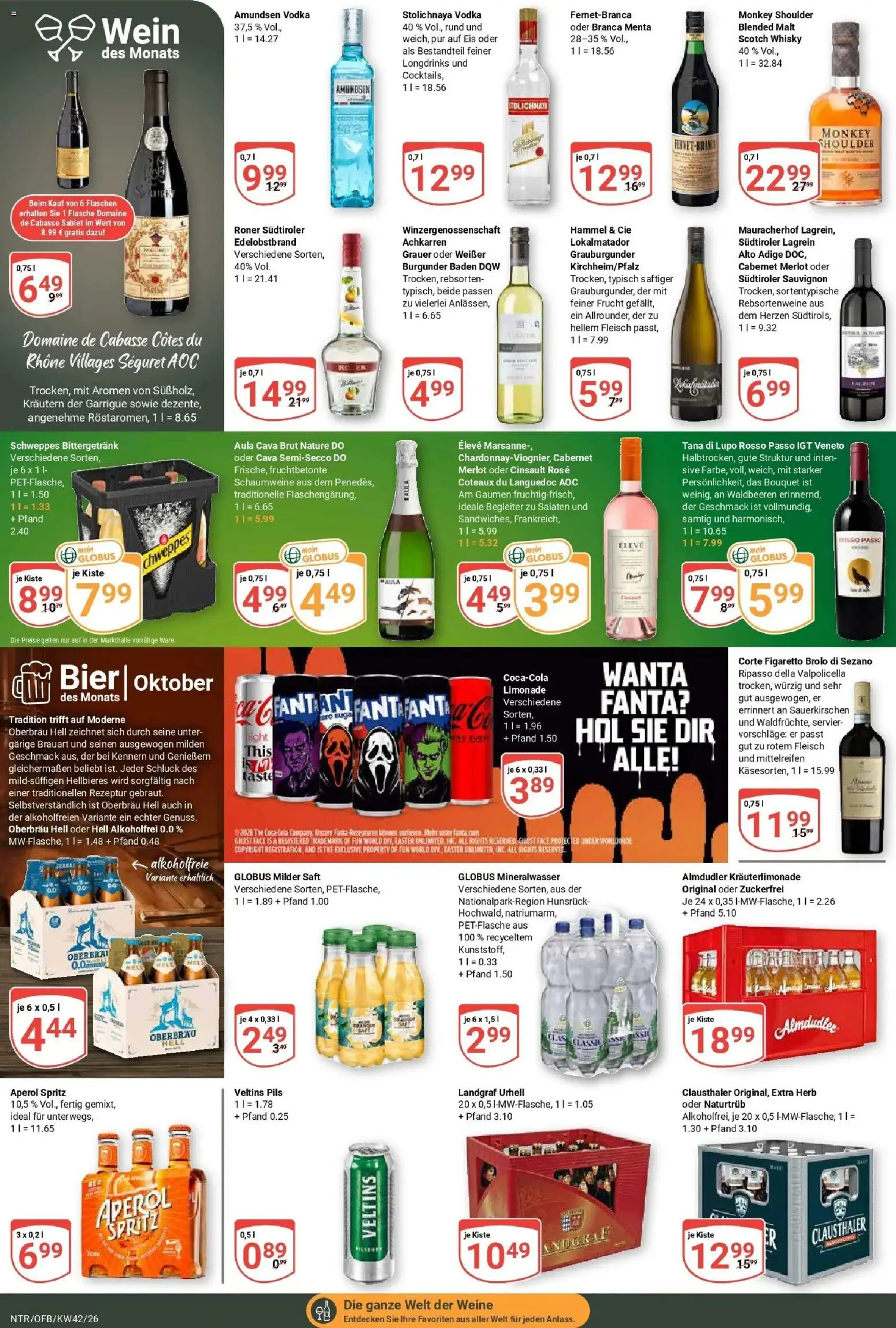 Vorschau von dem Prospekt des Geschäftes Globus, gültig ab dem 12.10.2026