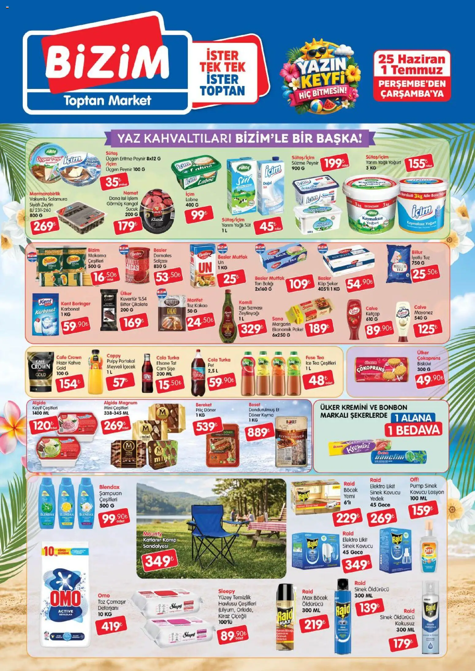Bizim Toptan Bizim Toptan Katalog 25.06.2026 - Broşürünün önizlemesi