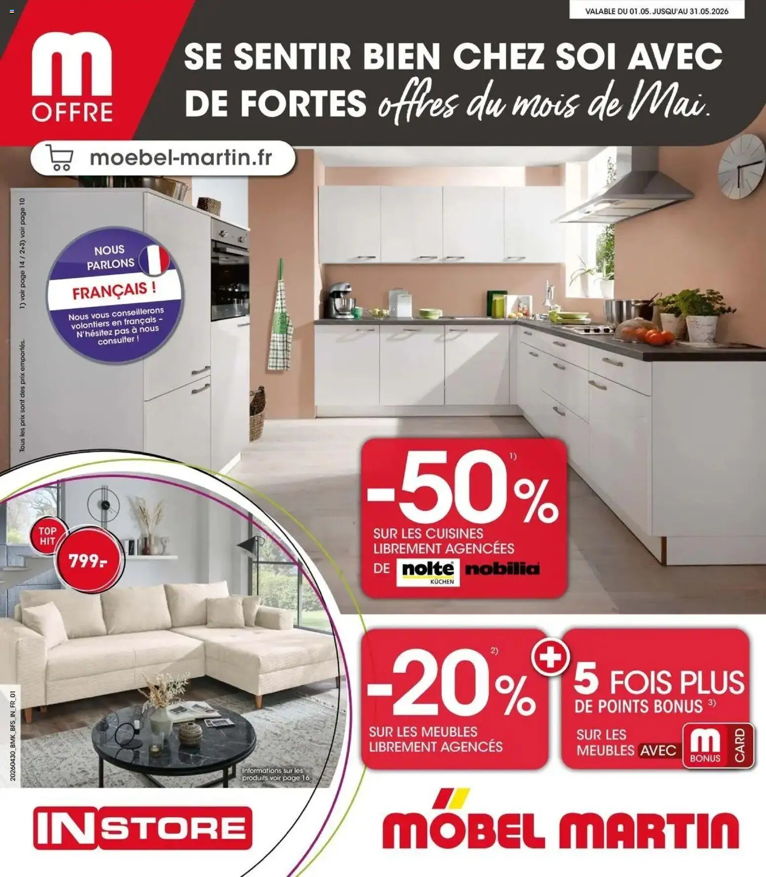 Prévisualisation de Möbel Martin: Offres hebdomadaires du magasin Möbel Martin formulaire valide 01/05/2026