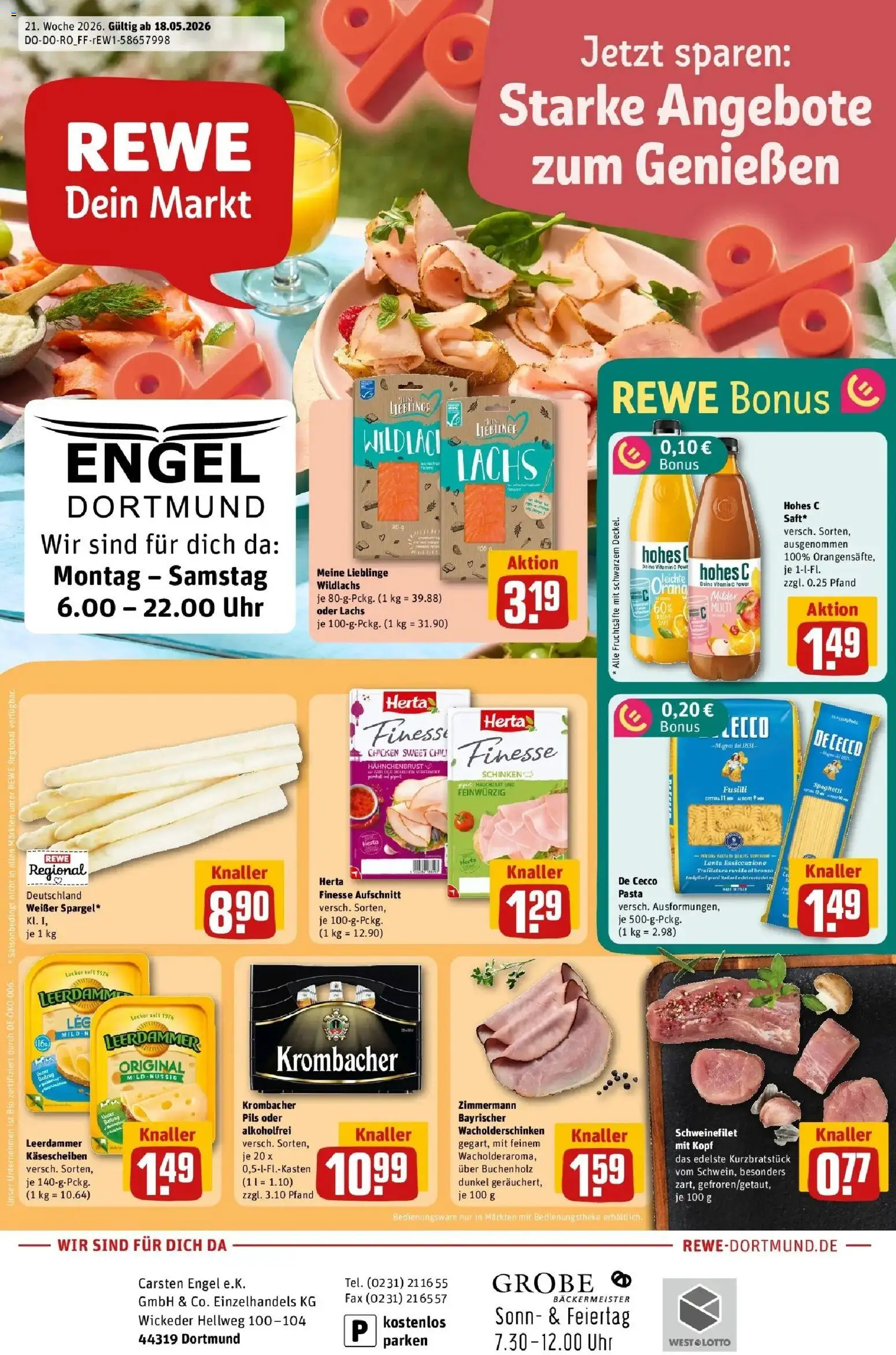 Vorschau von dem Prospekt des Geschäftes Rewe, gültig ab dem 18.05.2026