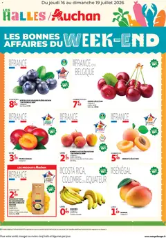 Prévisualisation de Auchan Les bons plans du week-end dans votre hyper ! du magasin Auchan formulaire valide 16/07/2026