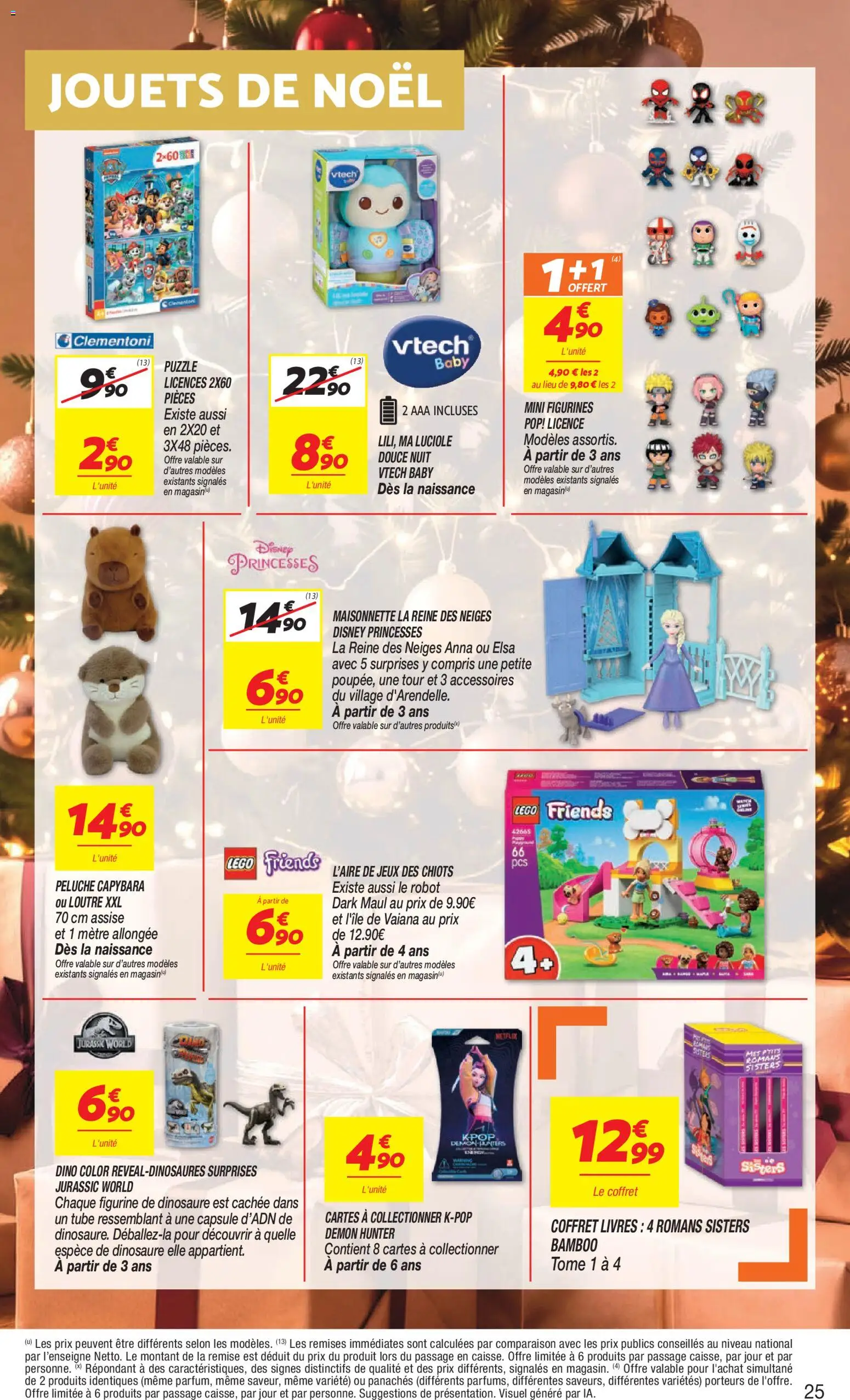 Prévisualisation de Netto - Temps fort Novembre du magasin Netto formulaire valide 03/11/2026 - Jeux, Robot, LEGO Friends, Peluche, Figurine, Figurines, Mètre, Légo