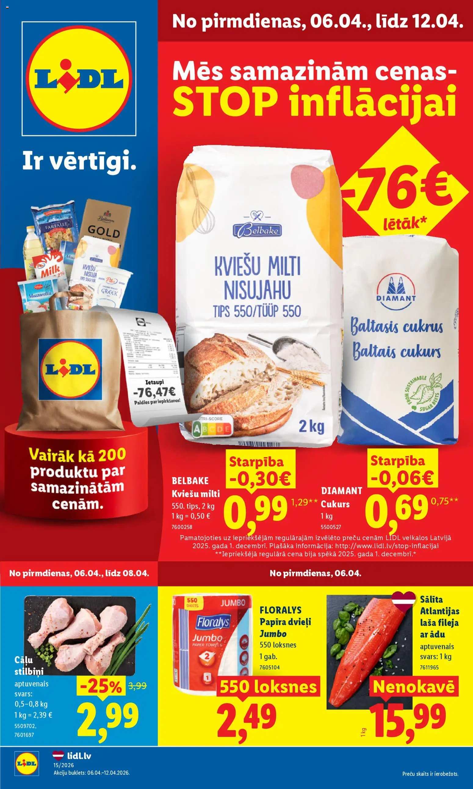 Skatīt Lidl akciju bukletu, derīgs no 06.04.2026.