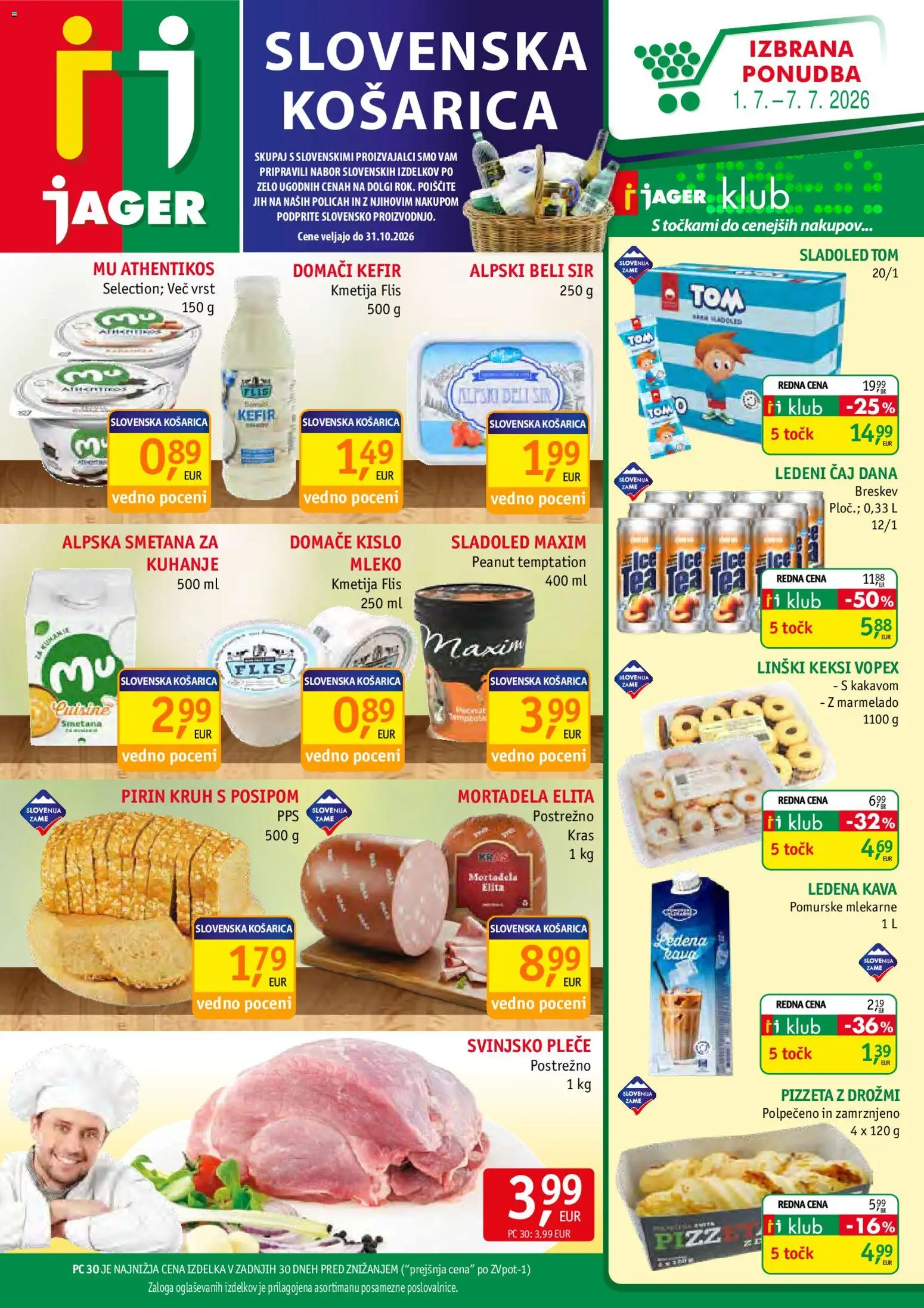 Predogled kataloga iz trgovine Jager veljaven od 01.07.2026