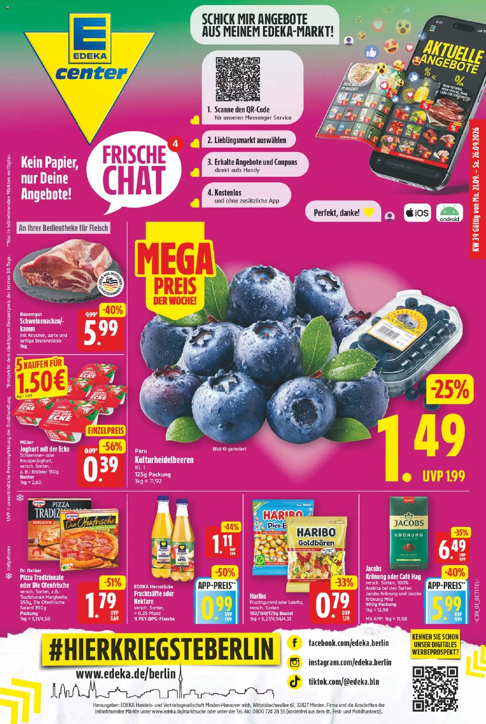 Vorschau von dem Prospekt des Geschäftes E center, gültig ab dem 21.09.2026