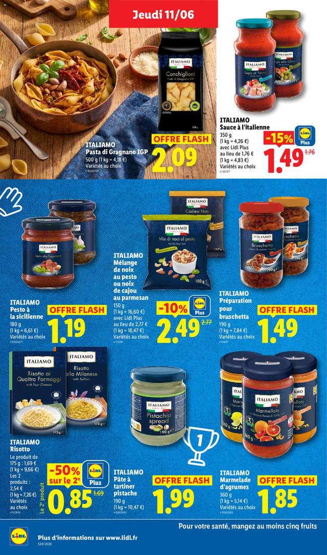 Nouveau catalogue Lidl à partir du 11/06