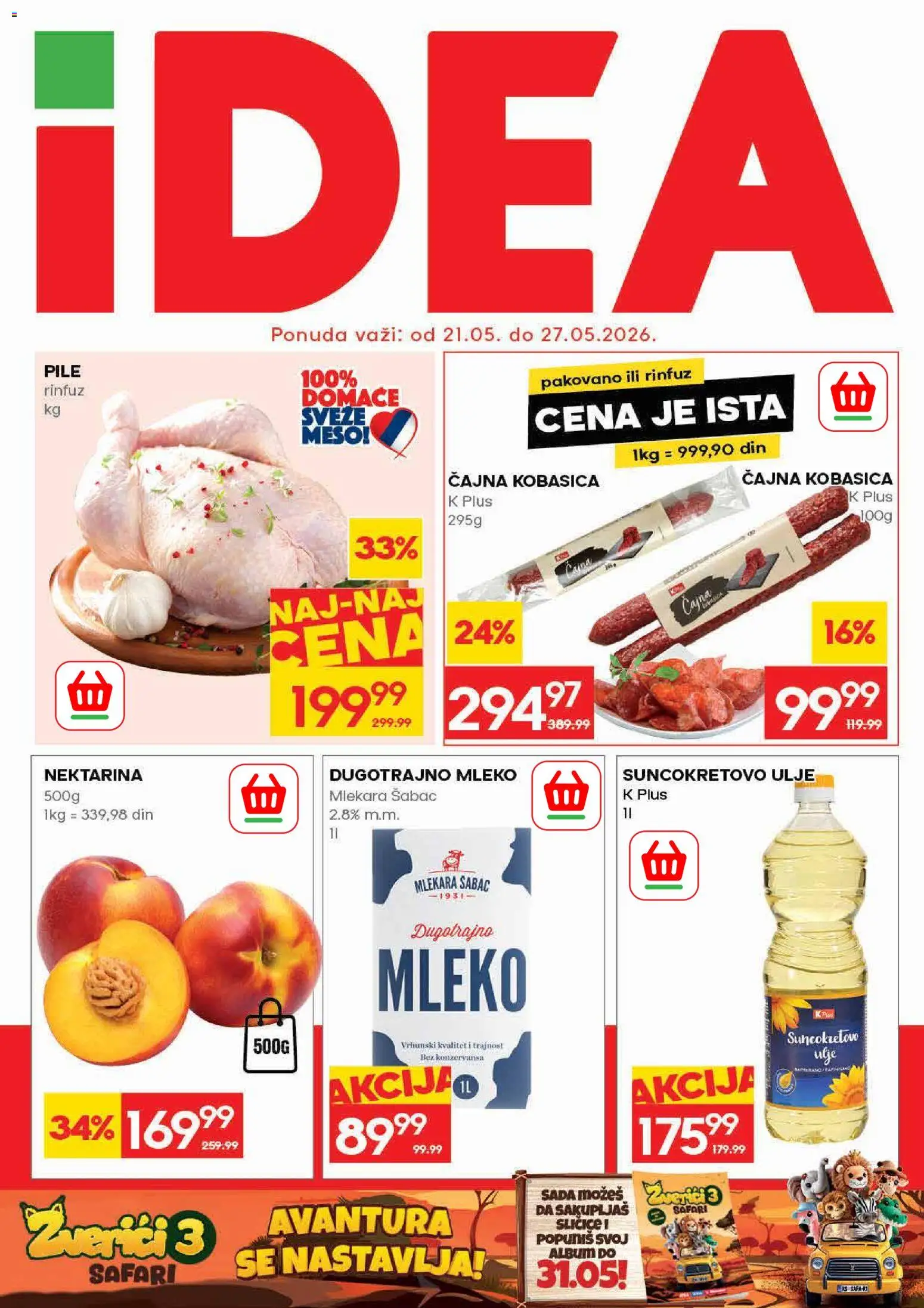 Pregled Idea kataloga - važi od 21.05.2026