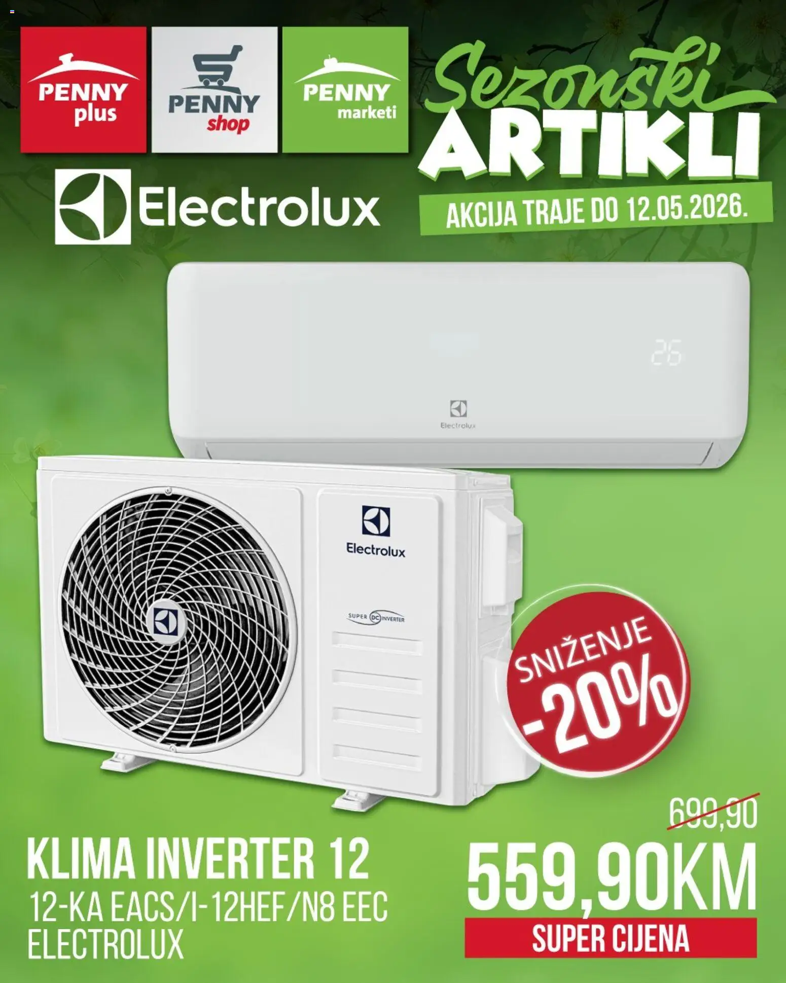 Pregled letka Penny Plus SEZONSKI ARTIKLI trgovine Penny Plus vrijedi od 08.05.2026