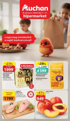 Auchan - Auchan akciós újság Szolnok megtekintése, amely érvényes 2026.06.11.-től