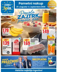Predogled kataloga iz trgovine Eurospin veljaven od 27.08.2026