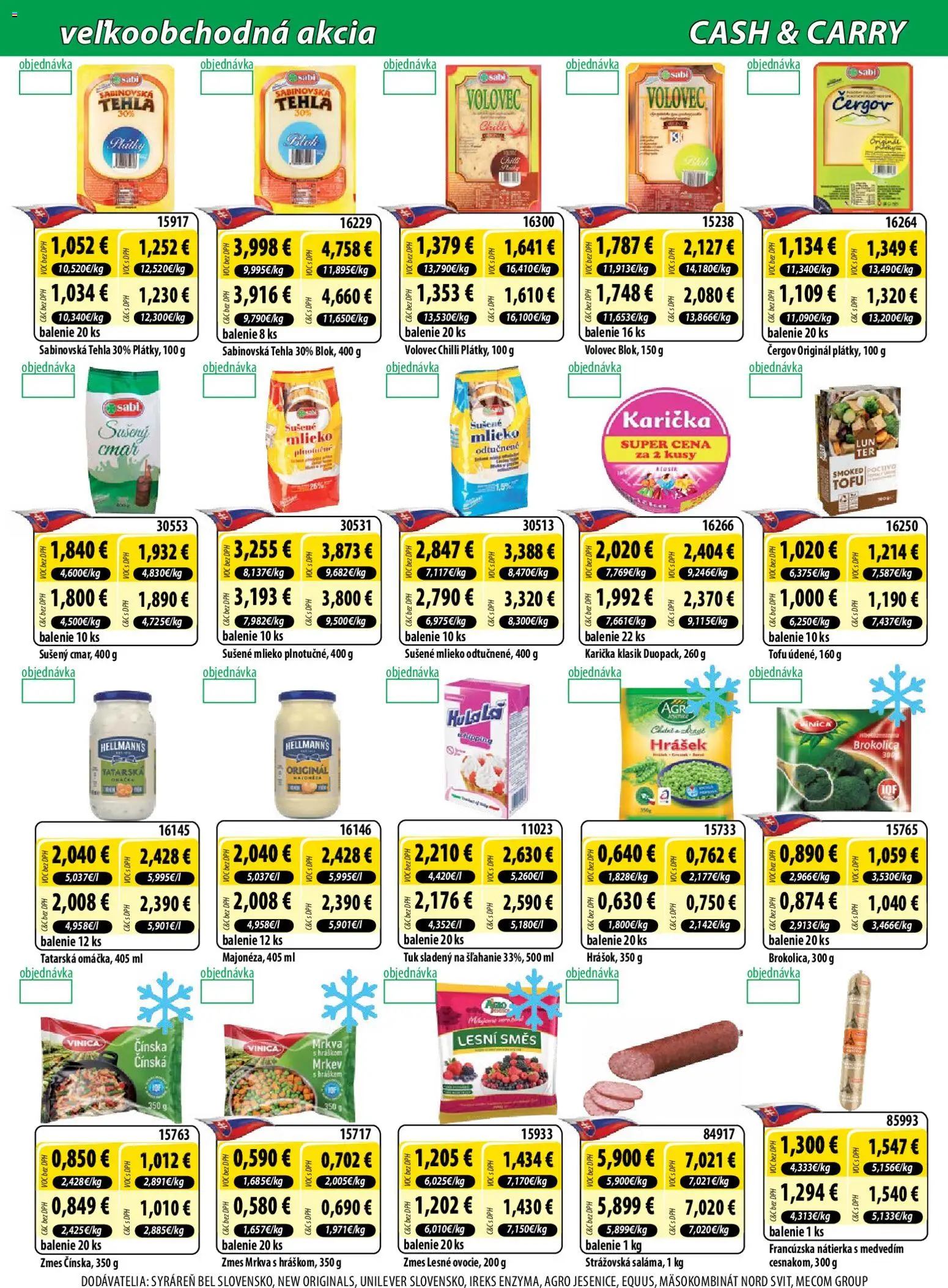 Náhľad Milk Agro letáku platného od 21.10.2026 - Mäso, Mlieko, Tofu, Mrkva, Brokolica, Chilli, Sušené mlieko, Nátierka