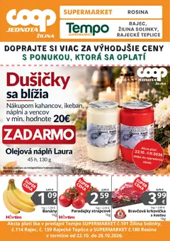 Náhľad COOP Jednota letáku platného od 22.10.2026