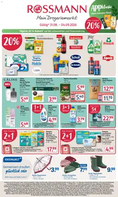 Vorschau von dem Prospekt des Geschäftes Rossmann, gültig ab dem 31.08.2026