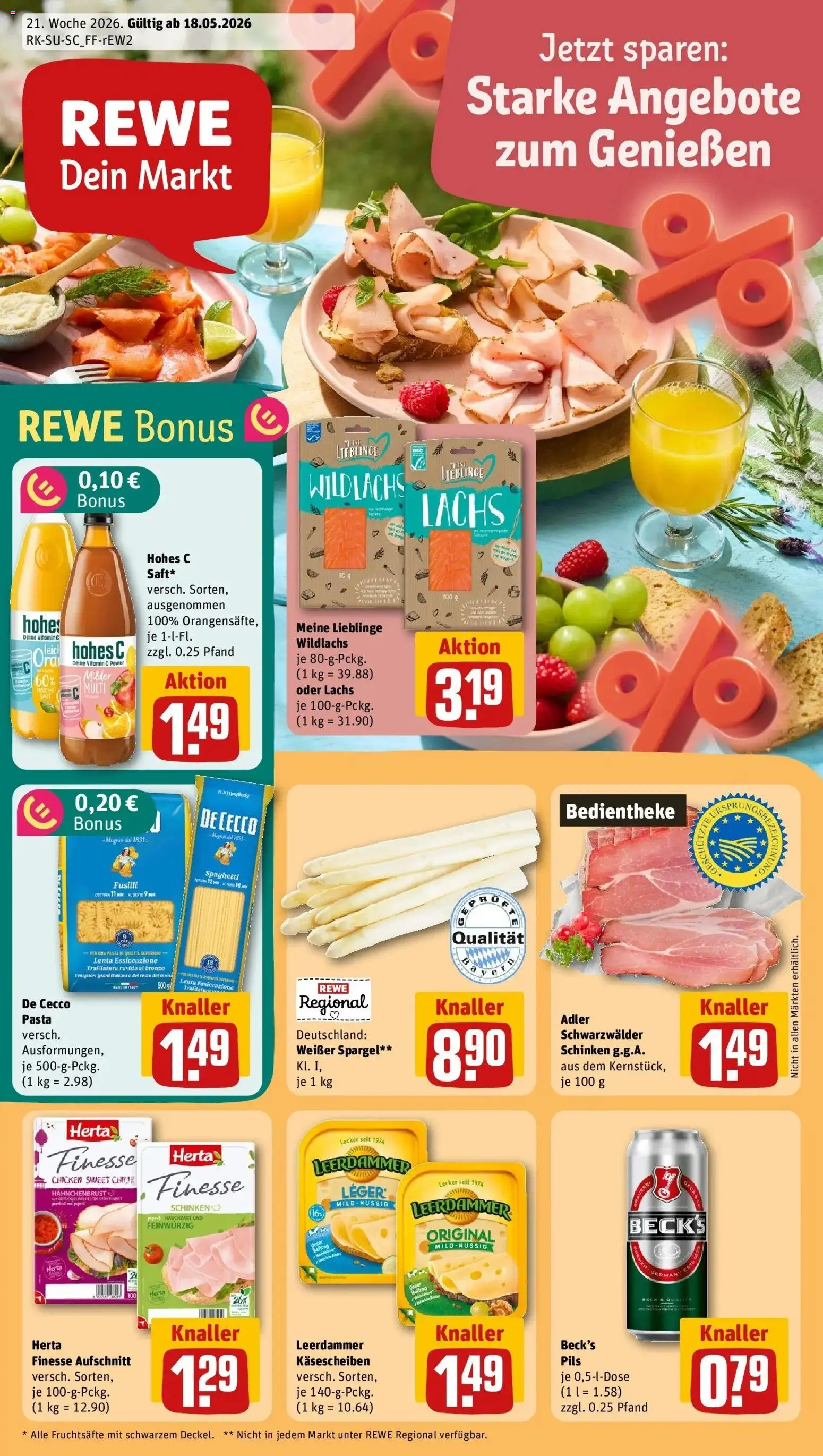 Vorschau von dem Prospekt des Geschäftes Rewe, gültig ab dem 18.05.2026