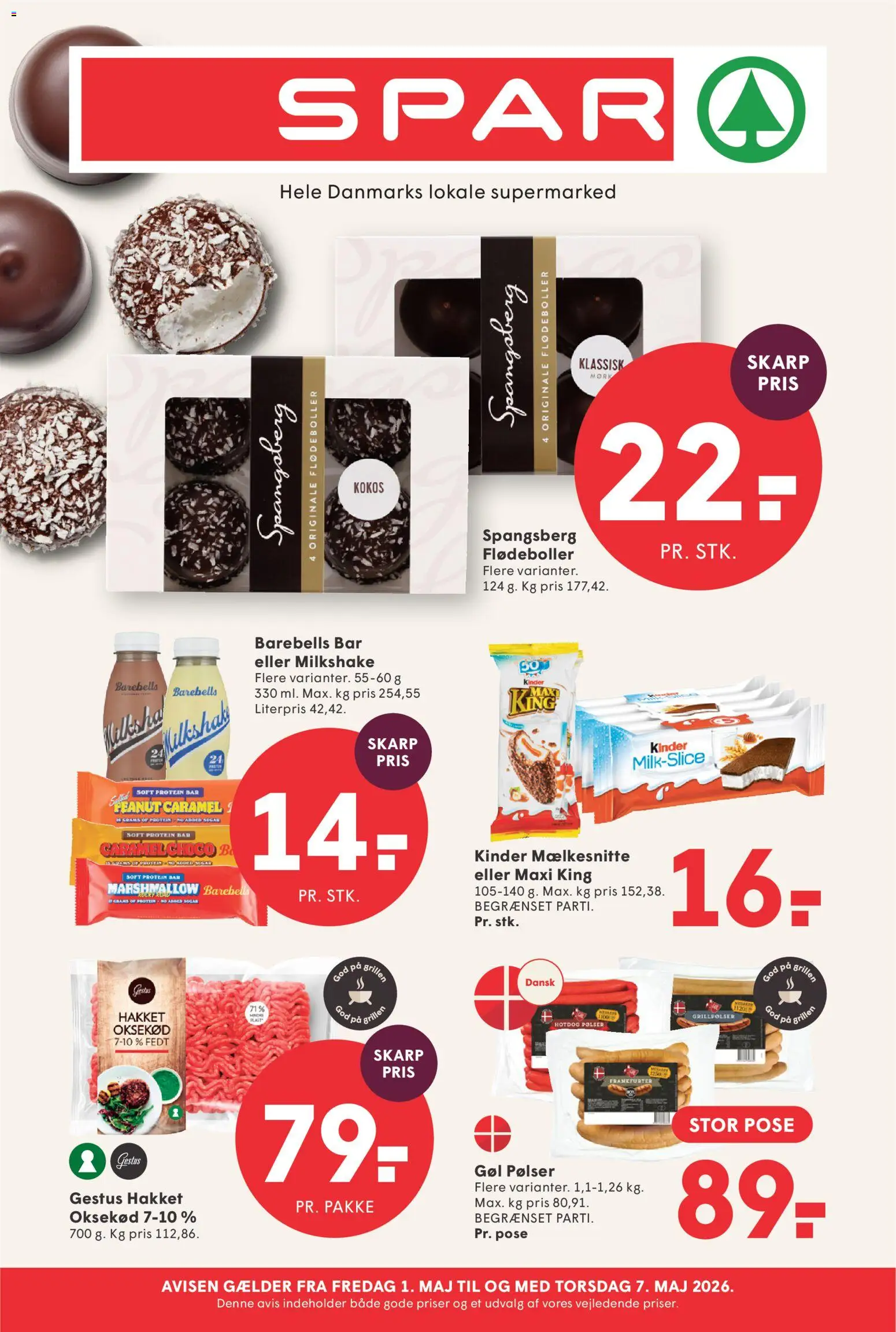 Eksempel på tilbudsavis Spar - Tilbudsavis uge 19 fra butik Spar gyldig fra 01/05/2026