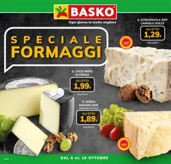 Anteprima dell'opuscolo Basko volantino Speciale Formaggi dal negozio Basko valido da 06/10/2026