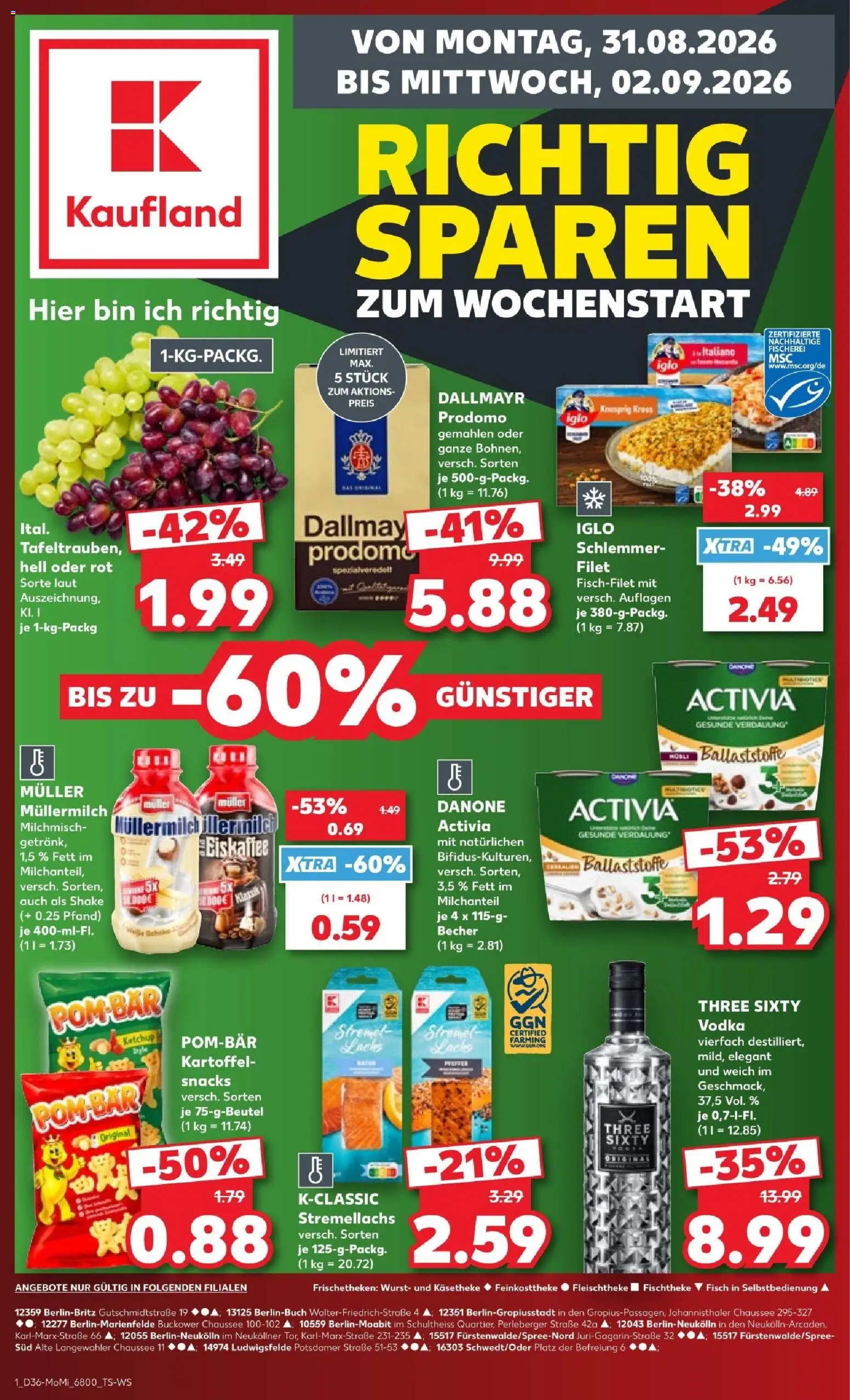 Vorschau von dem Prospekt des Geschäftes Kaufland, gültig ab dem 31.08.2026