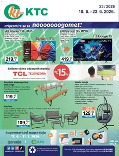 Pregled letka KTC Katalog tehnike i posuđa trgovine KTC vrijedi od 10.06.2026