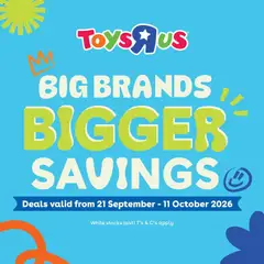 Preview of Toys R Us flyer valid from 22/09/2026