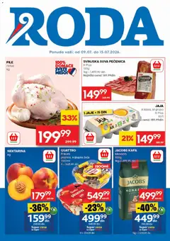 Pregled Roda kataloga - važi od 09.07.2026