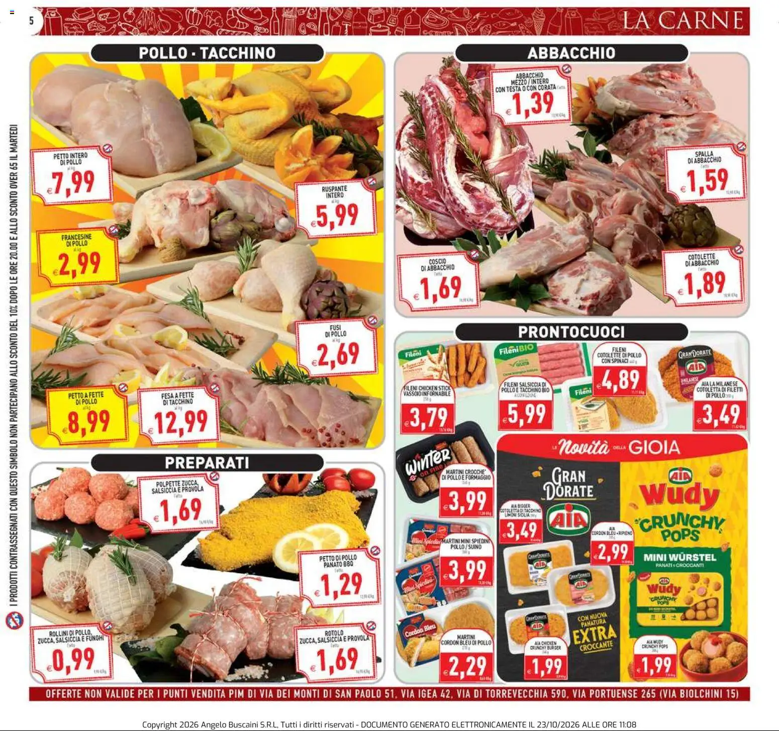 Anteprima dell'opuscolo PIM Supermercati volantino dal negozio PIM Supermercati valido da 23/10/2026