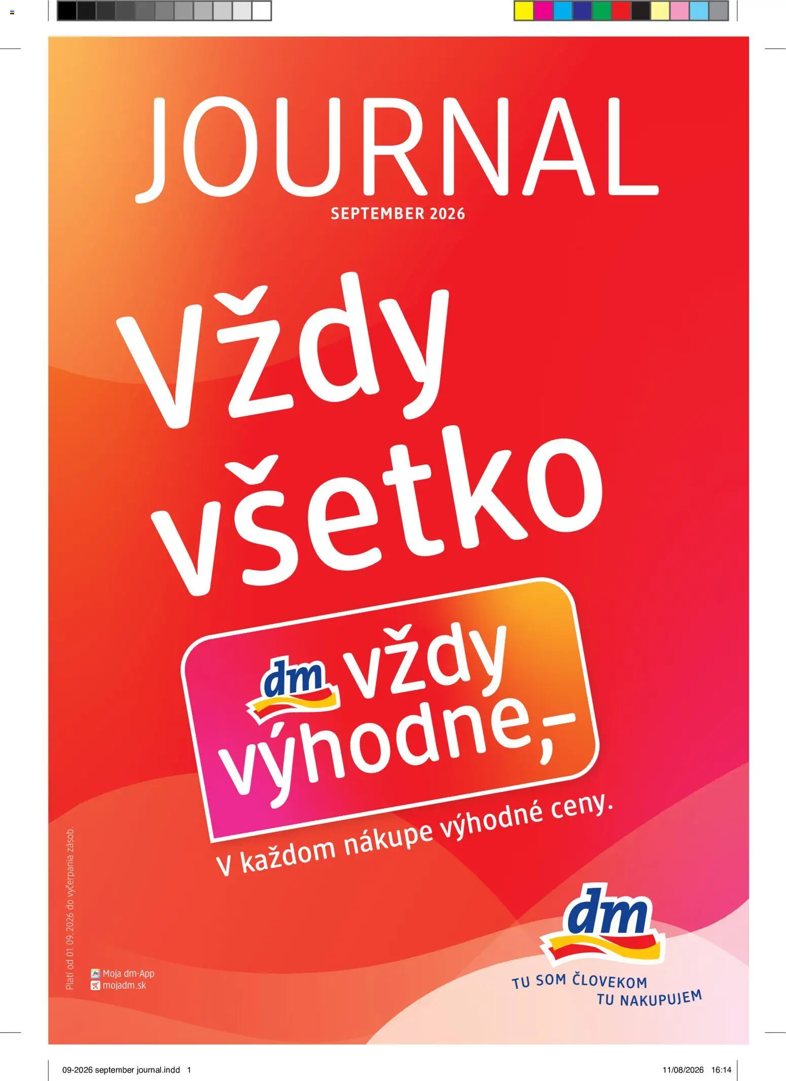 Náhľad dm drogerie letáku platného od 01.09.2026