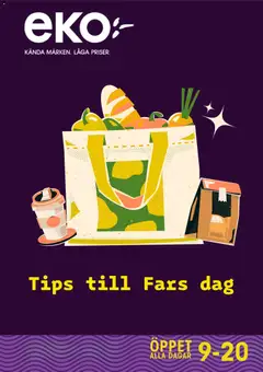 Förhandsgranska reklamblad EKO erbjudanden Fars dag från butik EKO gäller från 26/10/2026