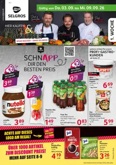 Vorschau von dem Prospekt des Geschäftes Selgros, gültig ab dem 03.09.2026
