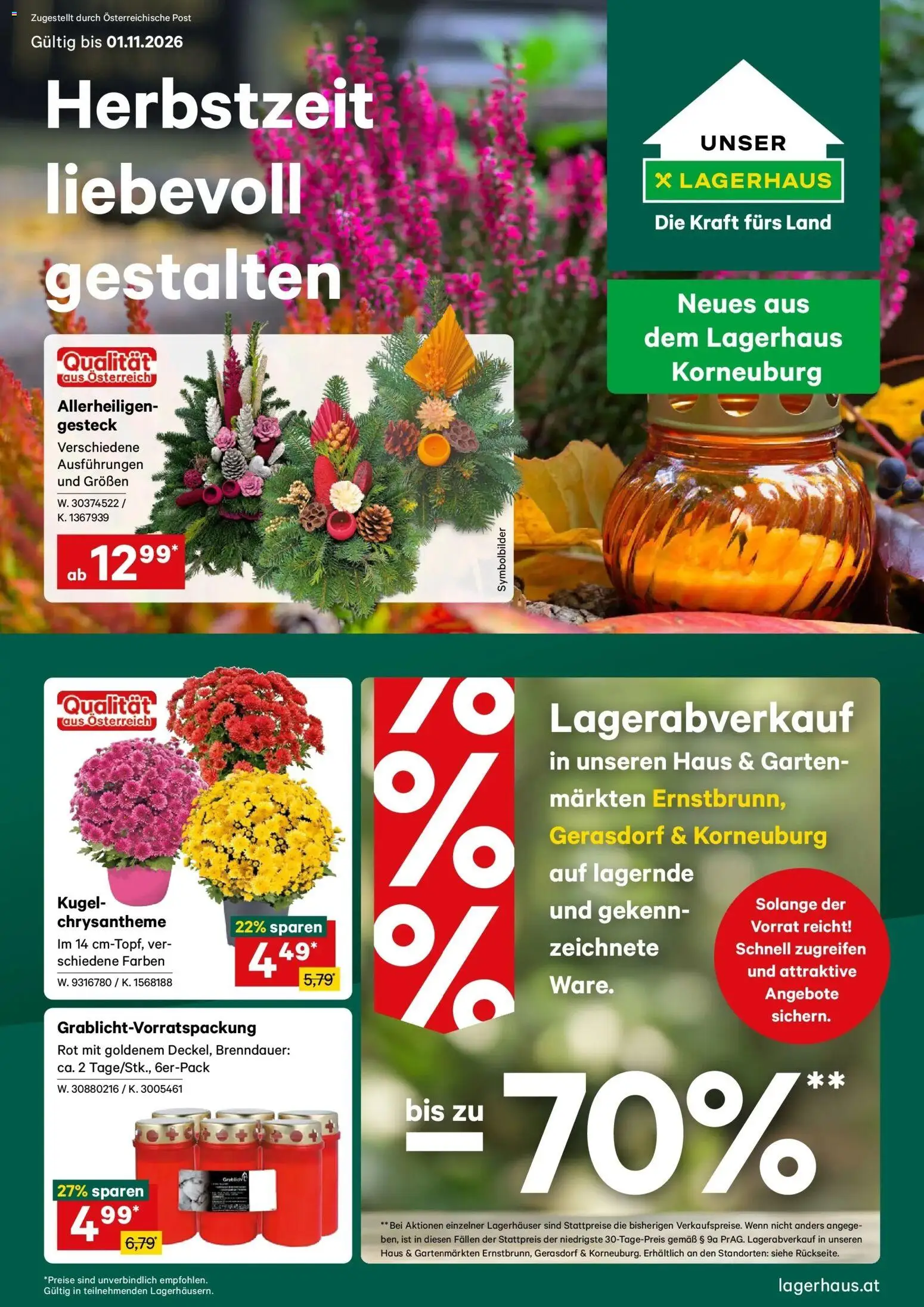 Vorschau der Angebote: Lagerhaus Lagerhaus Wochen Angebote gültig ab 19.10.2026