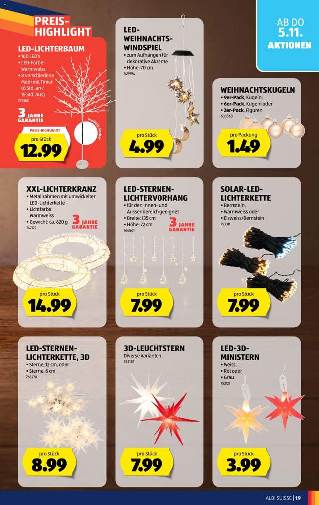 Neue Aldi Aktionen ab 05.11.