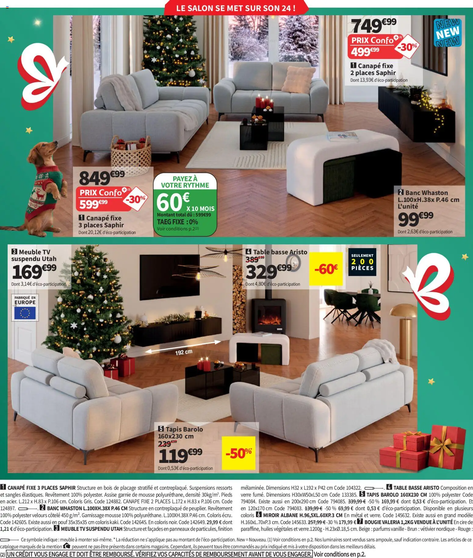 Prévisualisation de Conforama catalogue du magasin Conforama formulaire valide 27/10/2026