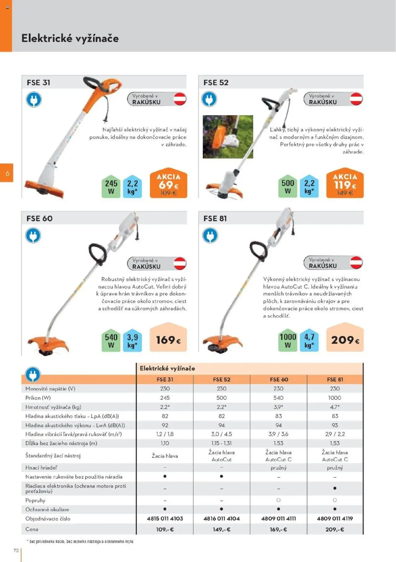 Náhľad STIHL letáku platného od 29.09.2025 - Okuliare, Vyžínače