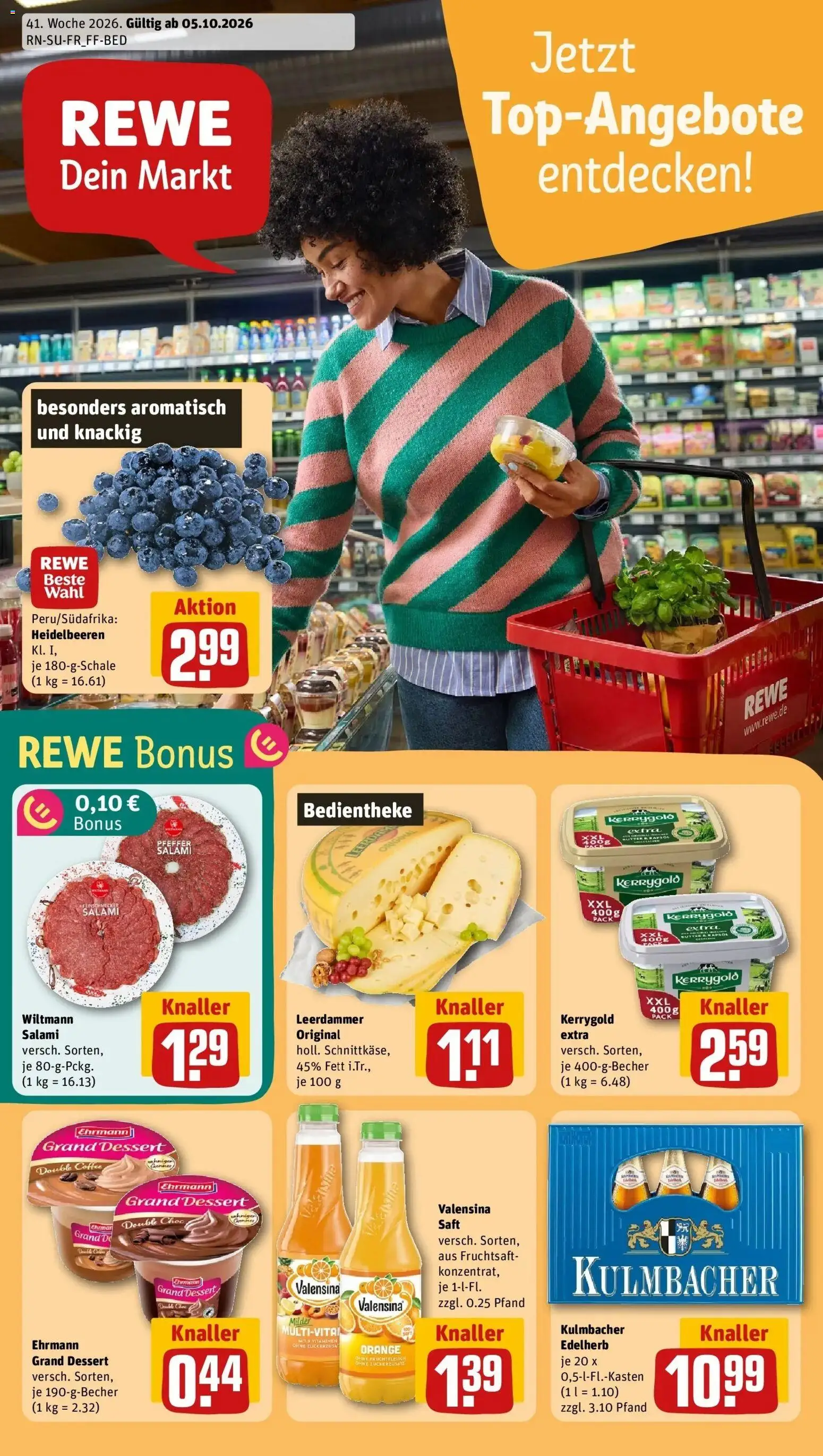 Vorschau von dem Prospekt des Geschäftes Rewe, gültig ab dem 05.10.2026