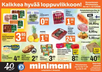 Kaupan Minimani Minimani tarjoukset - Rovaniemi esikatselu, voimassa 01/07/2026