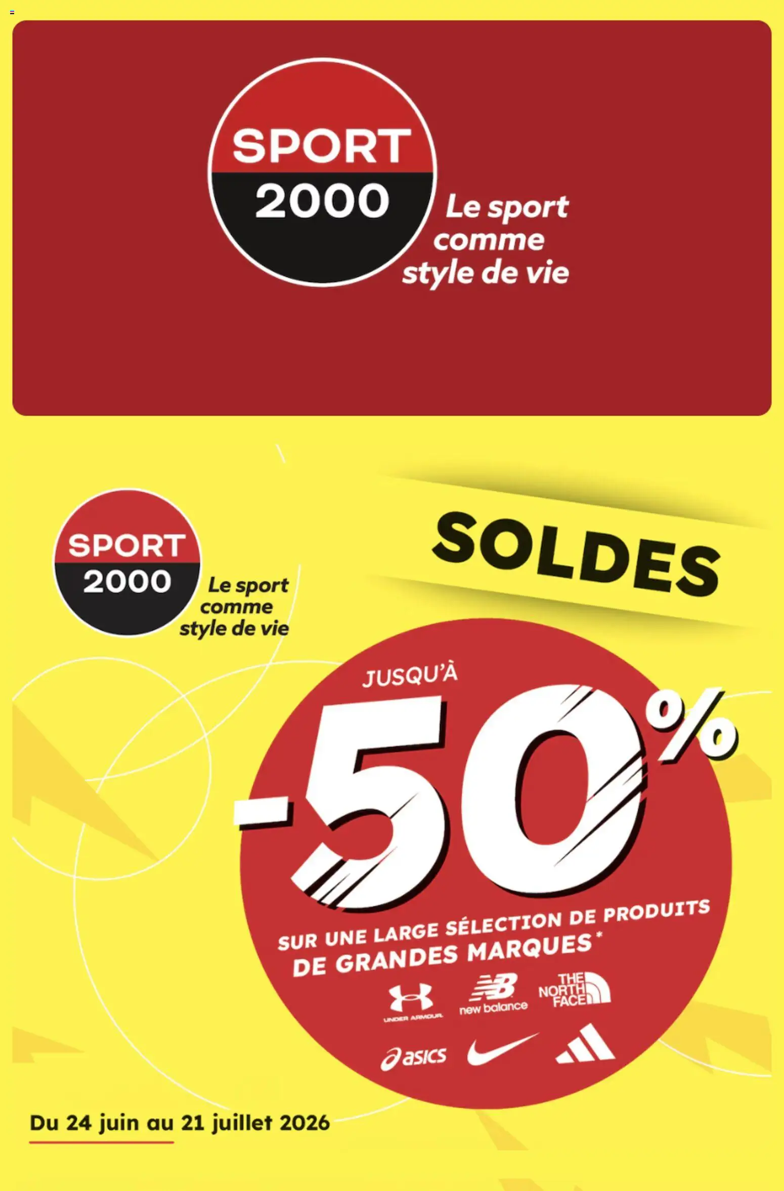 Prévisualisation de Sport 2000 catalogue du magasin Sport 2000 formulaire valide 24/06/2026