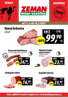 Náhled nabídky: Prodejny Zeman Prodejny Zeman leták platný od 11.05.2026