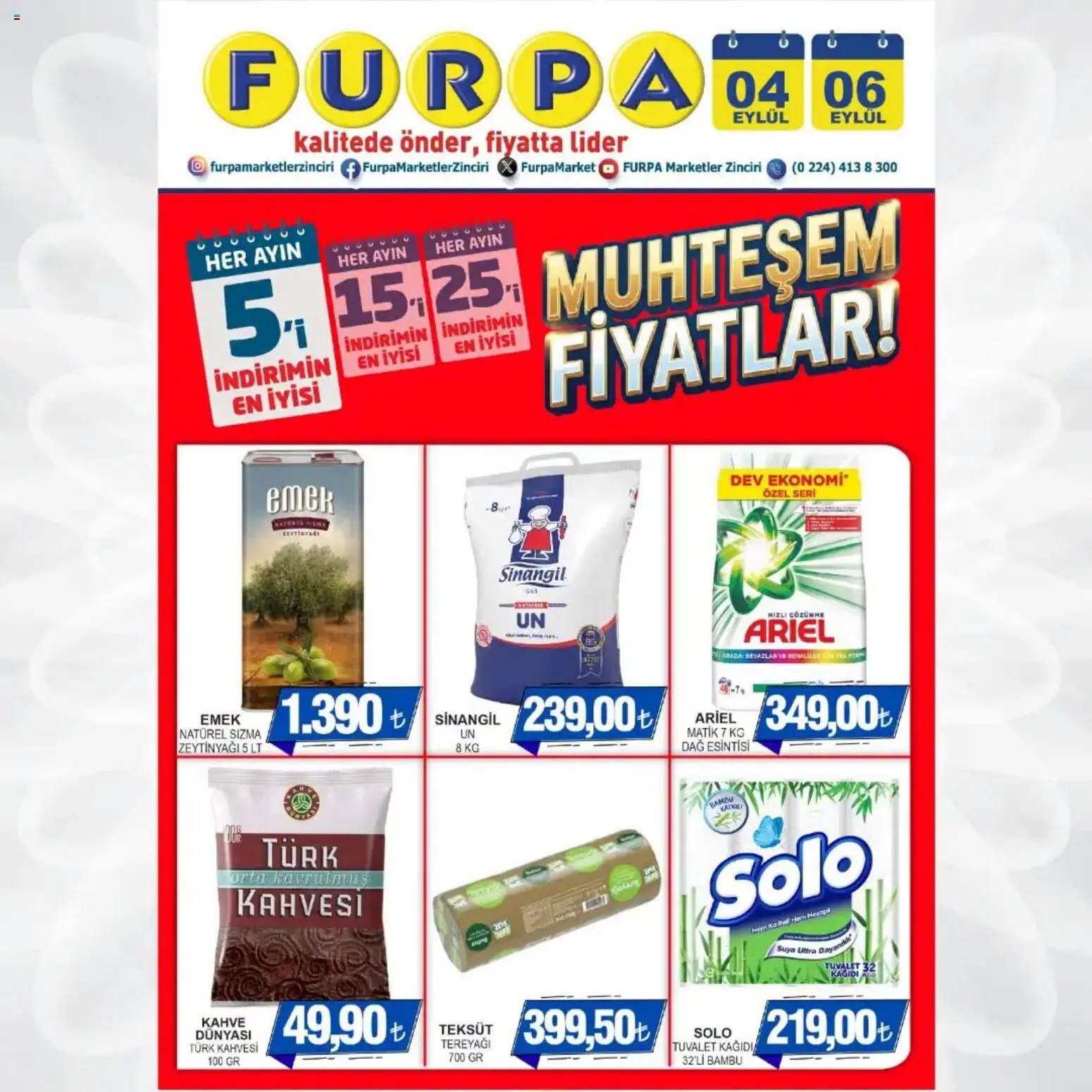 Furpa Furpa Katalog - Muhteşem Fiyatlar 04.09.2026 - Broşürünün önizlemesi